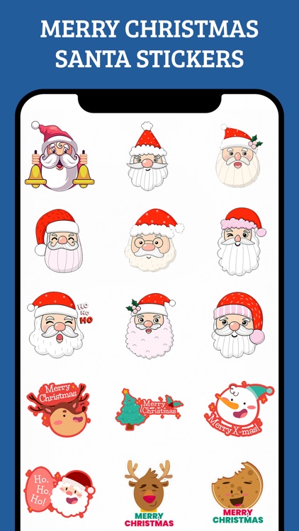 Christmas Santa Stickers