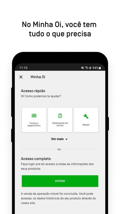 Minha Oi - Conta, 2 Via e Mais