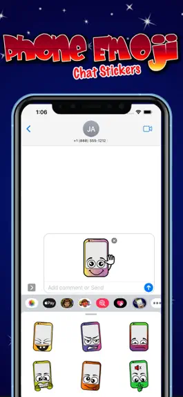 Game screenshot Phone Emoji Chat Stickers apk