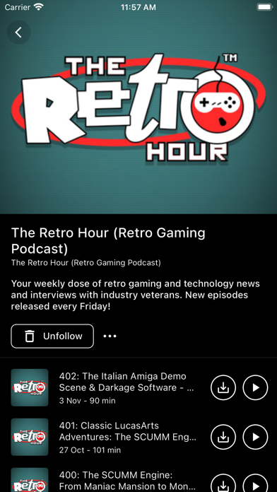Anytime Podcast Player Screenshot