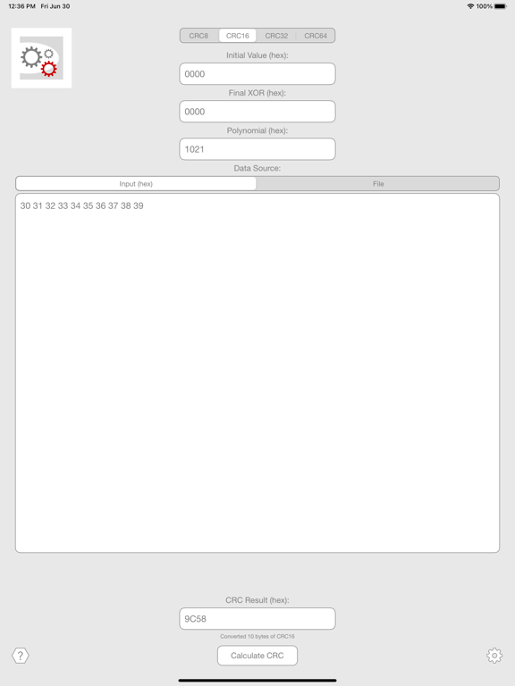 Screenshot #4 pour CRC Calculator