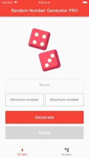 random number generator deluxe iphone screenshot 1