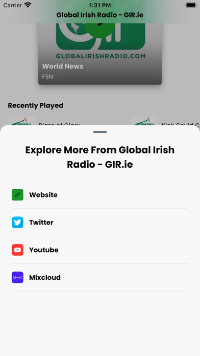 Screenshot #2 pour Global Irish Radio - GIR.ie