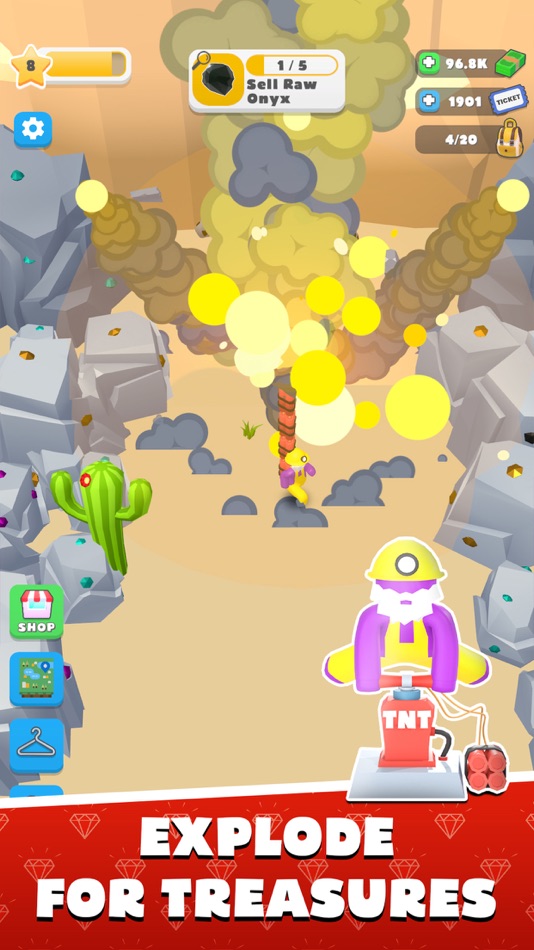 #1. Miner Tycoon : Big Dynamite (iOS) 来自: Brew Games
