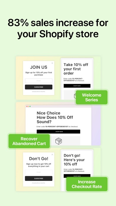 Email SMS Marketing for Shop Screenshot