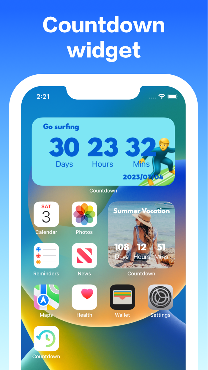 Countdown and Widget