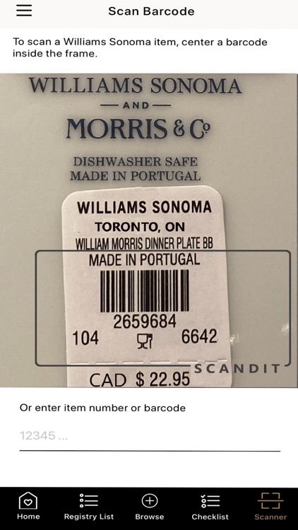 Williams Sonoma Registry - CAN screenshot-4