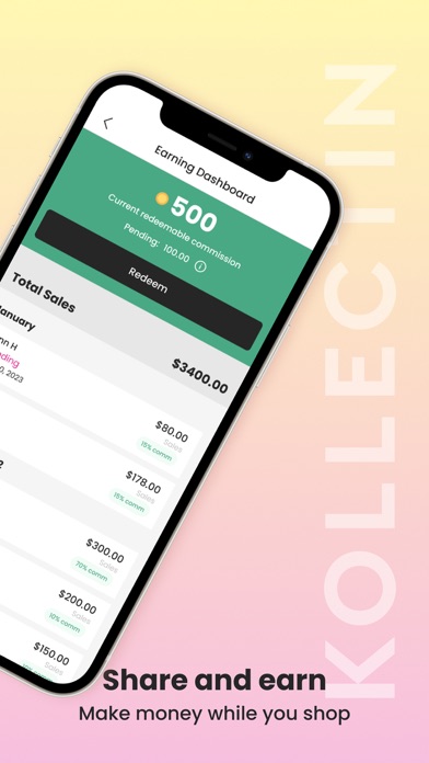 KOL Kollectin Shopping Screenshot