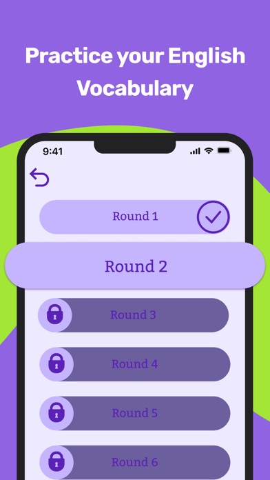 English words: Odd One Out Screenshot