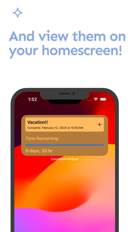 Simple Countdown Widget