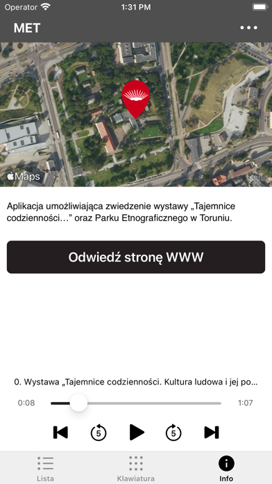 Muzeum Etnograficzne w Toruniu Screenshot
