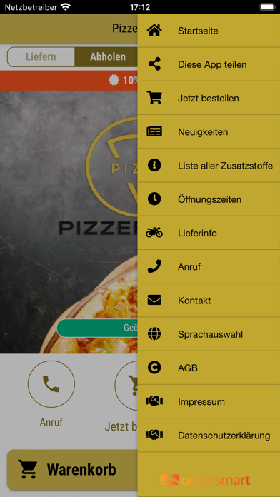 Pizzeria GH Screenshot