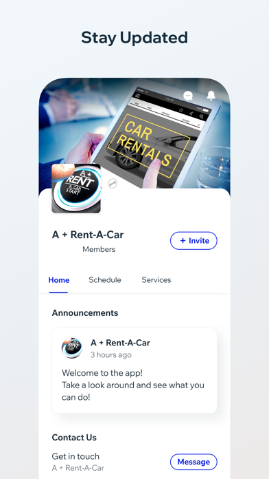 A + Rent-A-Car Screenshot