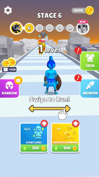 Hit & Run Solo Stickman Wars Screenshot