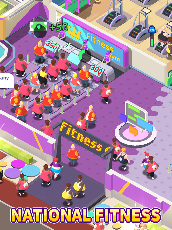 Fitness Club Tycoon-Idle Game