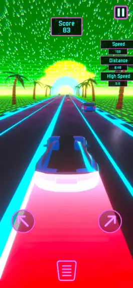 Game screenshot Neon Racer - Retro City hack
