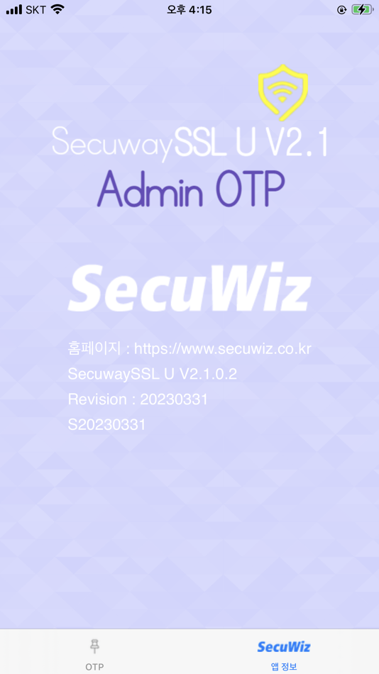 #2. SecuWiz Admin OTP 2.1 (iOS) Podle: Secuwiz, Inc.