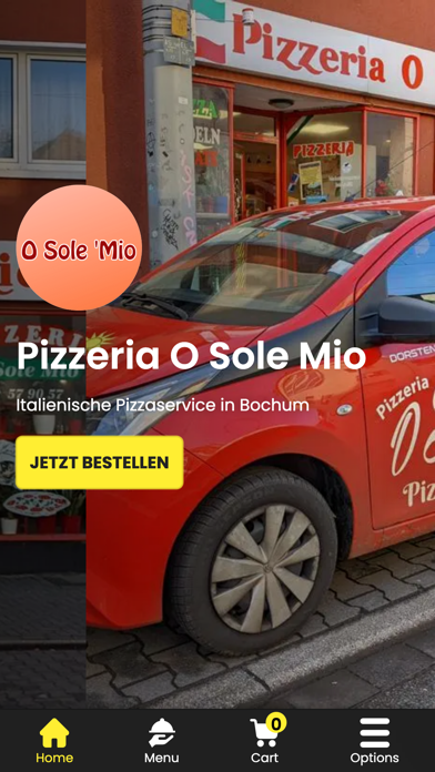 Pizzeria O Sole Mio Boch. Screenshot