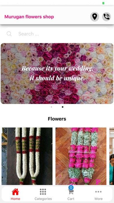 Murugan Flowers Shop Screenshot
