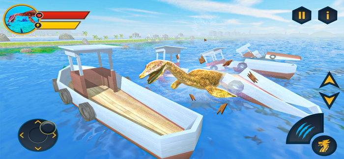 Sea Monster Game-City Dinosaur