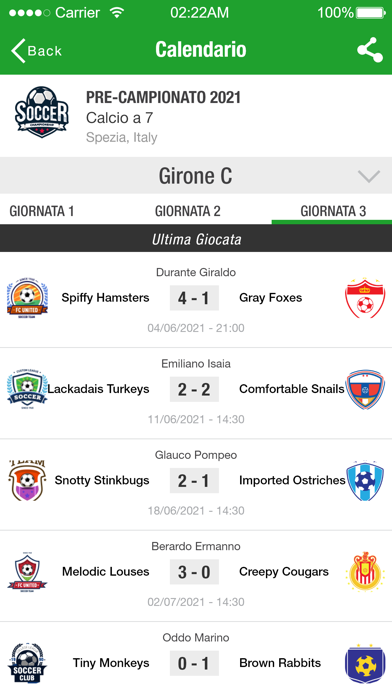 Campionato Spezzino Screenshot