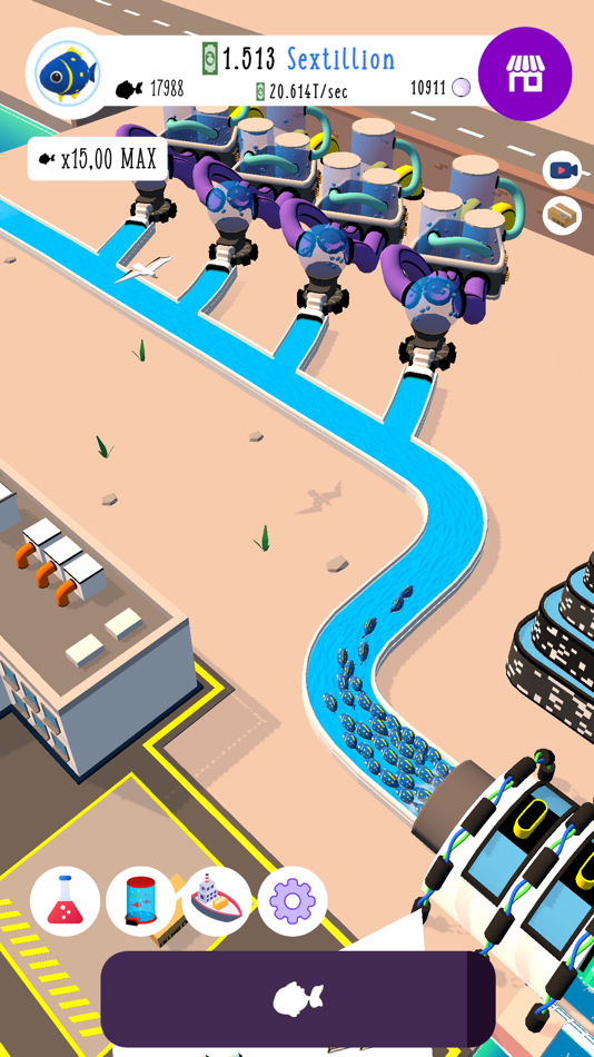 #3. Fish Factory 3D (iOS) By: Ongun Ayhan