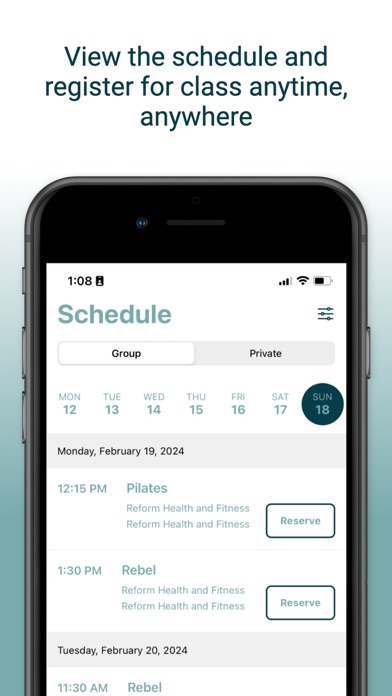 Screenshot 3 of The Reform Method App