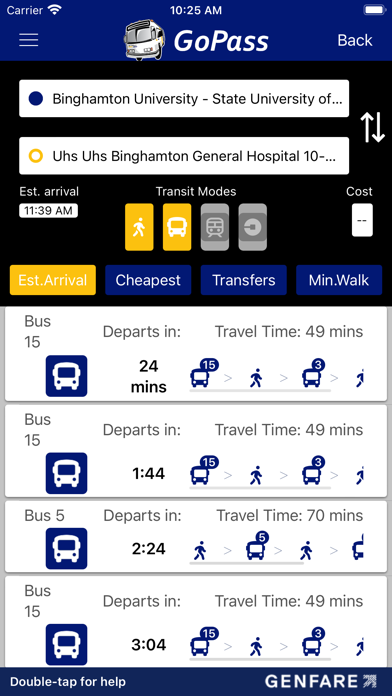 Broome County Transit GoPass Screenshot