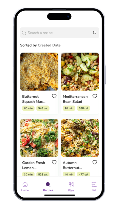 BetterFoodGuru Meal Planner Screenshot