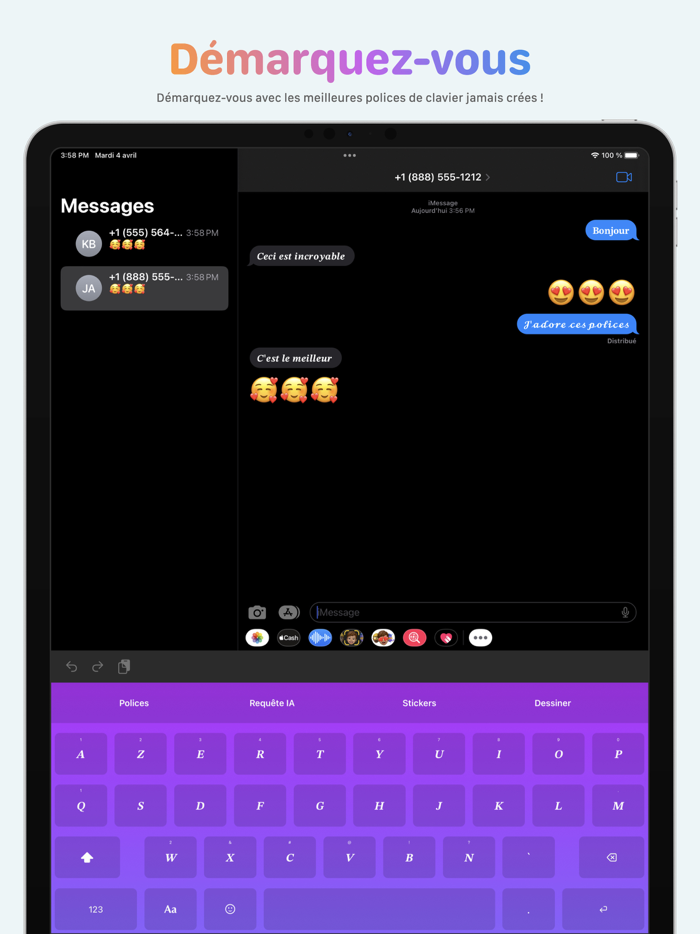 Polices du clavier - Nouveaux
