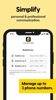 switchup - second phone number iphone screenshot 2