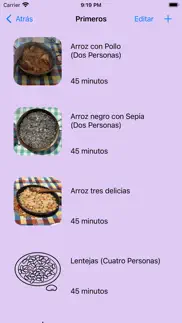 todastusrecetas iphone capturas de pantalla 2