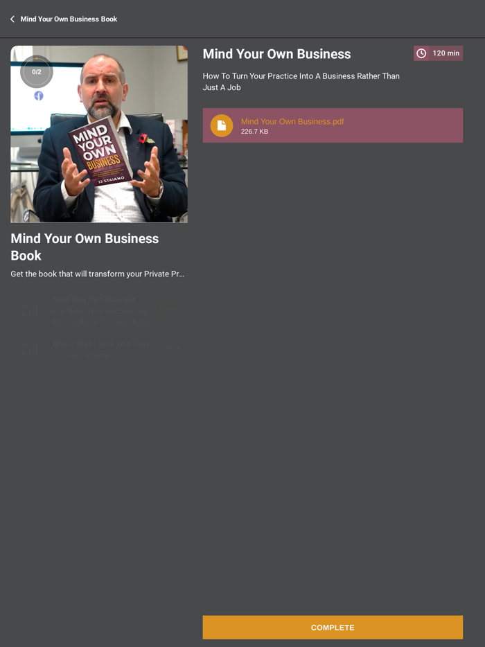 MYOB - Mind Your Own Business