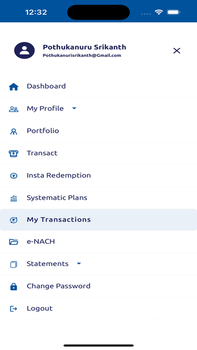 Sundaram Mutual's Investor App Screenshot