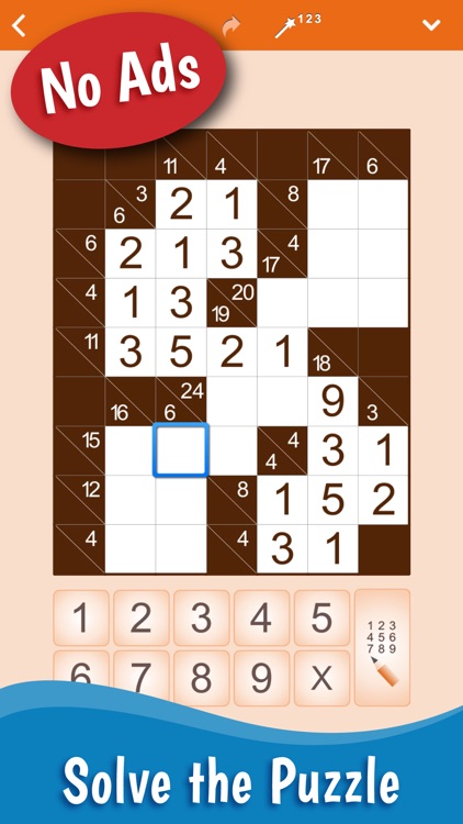 Kakuro: Number Crossword screenshot-0