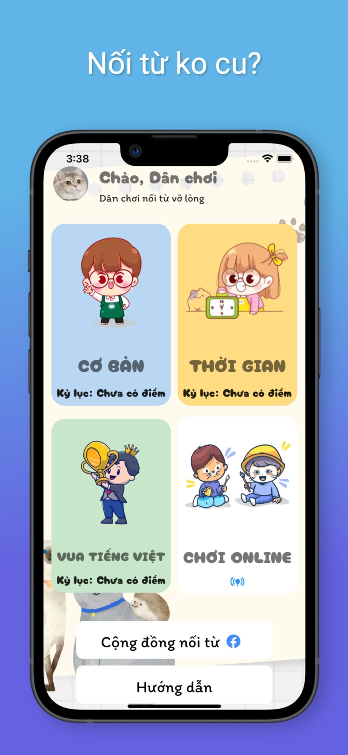 Nối từ chơi nối từ đê