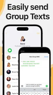 contact groups - text & email iphone screenshot 4