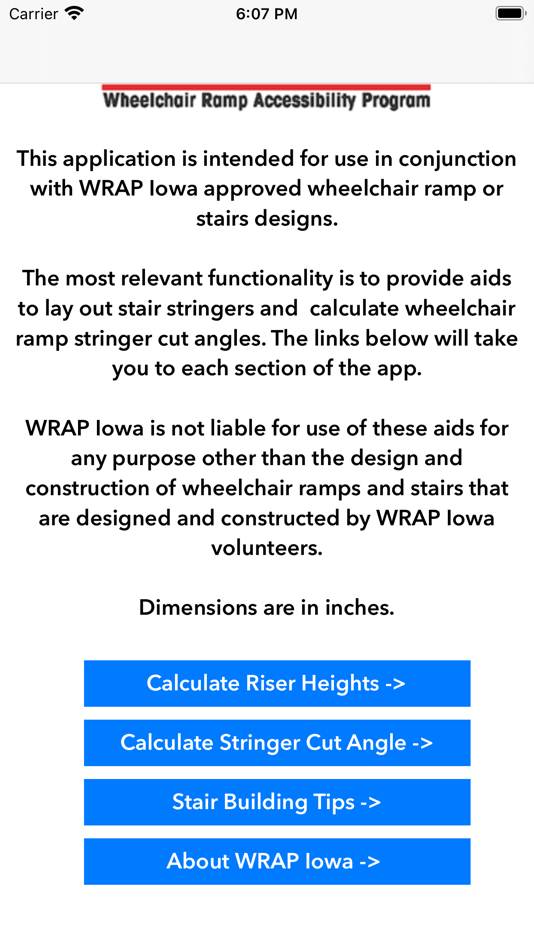 #3. WRAP-Iowa Ramp Design Aid (iOS) 由: THE WHEELCHAIR RAMP ACCESSIBILITY PROGRAM COALITION