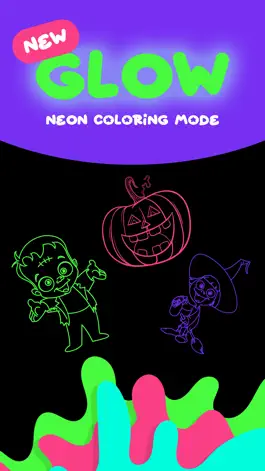 Game screenshot Halloween kids coloring book 3 hack