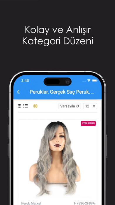 Peruk Market İzmir Screenshot
