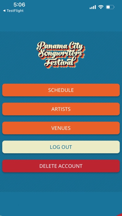 Panama City Songwriters Fest Screenshot