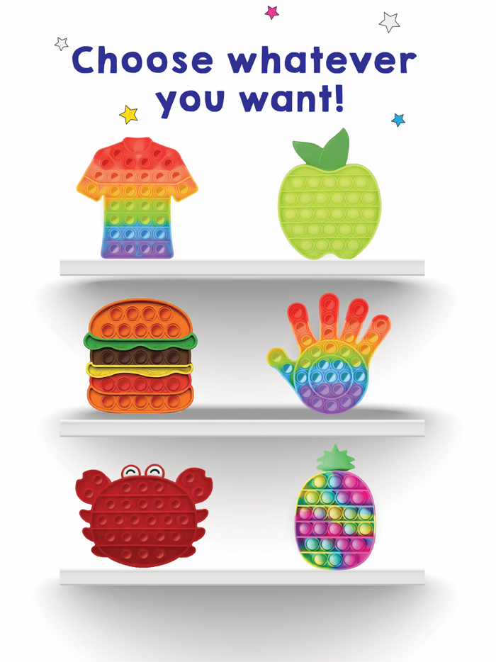 Bubble Ouch Pop It Fidgets