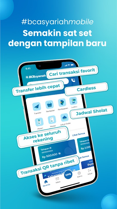 BCA Syariah mobile Screenshot