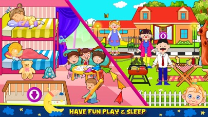 Pretend Town Family Doll House Screenshot
