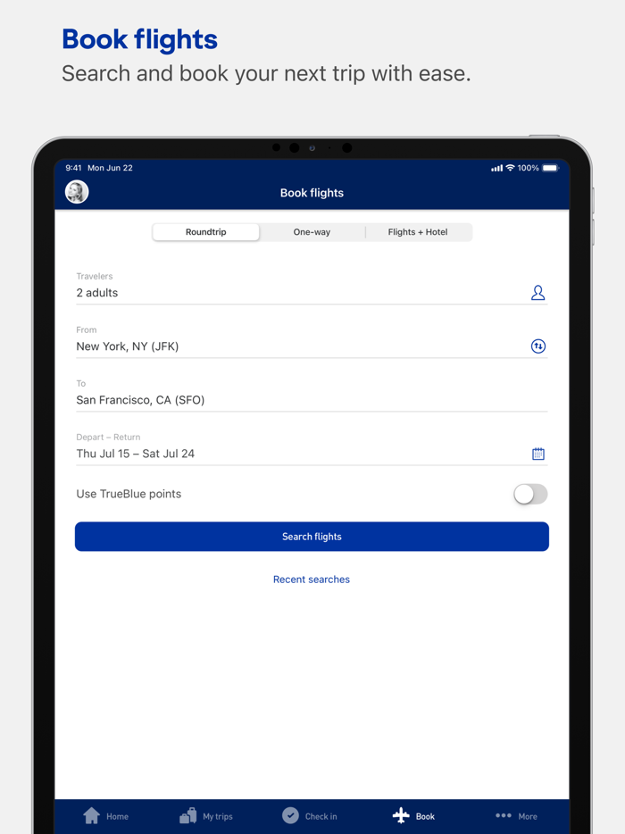JetBlue - Book and manage trips