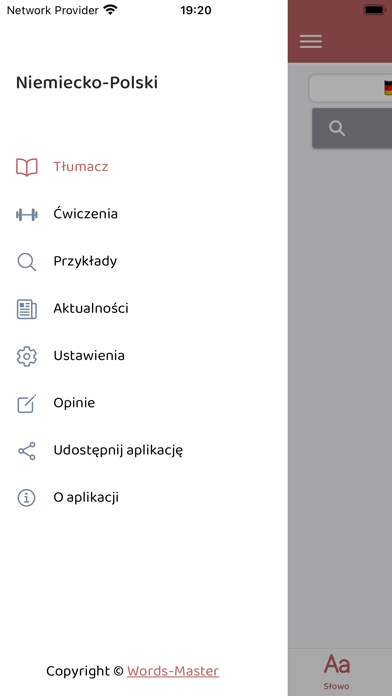 German Polish Dictionary(W.M.) Screenshot