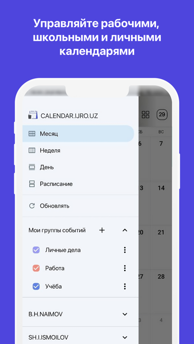 IJRO Calendar Screenshot