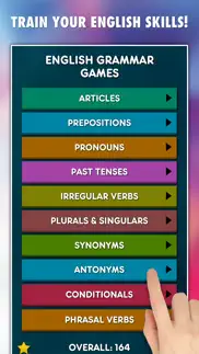 english grammar games 10-in-1 iphone screenshot 1
