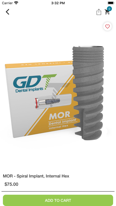GDT Dental Implants Screenshot