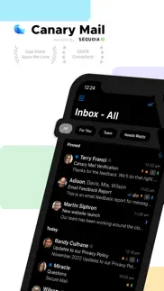 canary mail: secure inbox & ai iphone screenshot 1